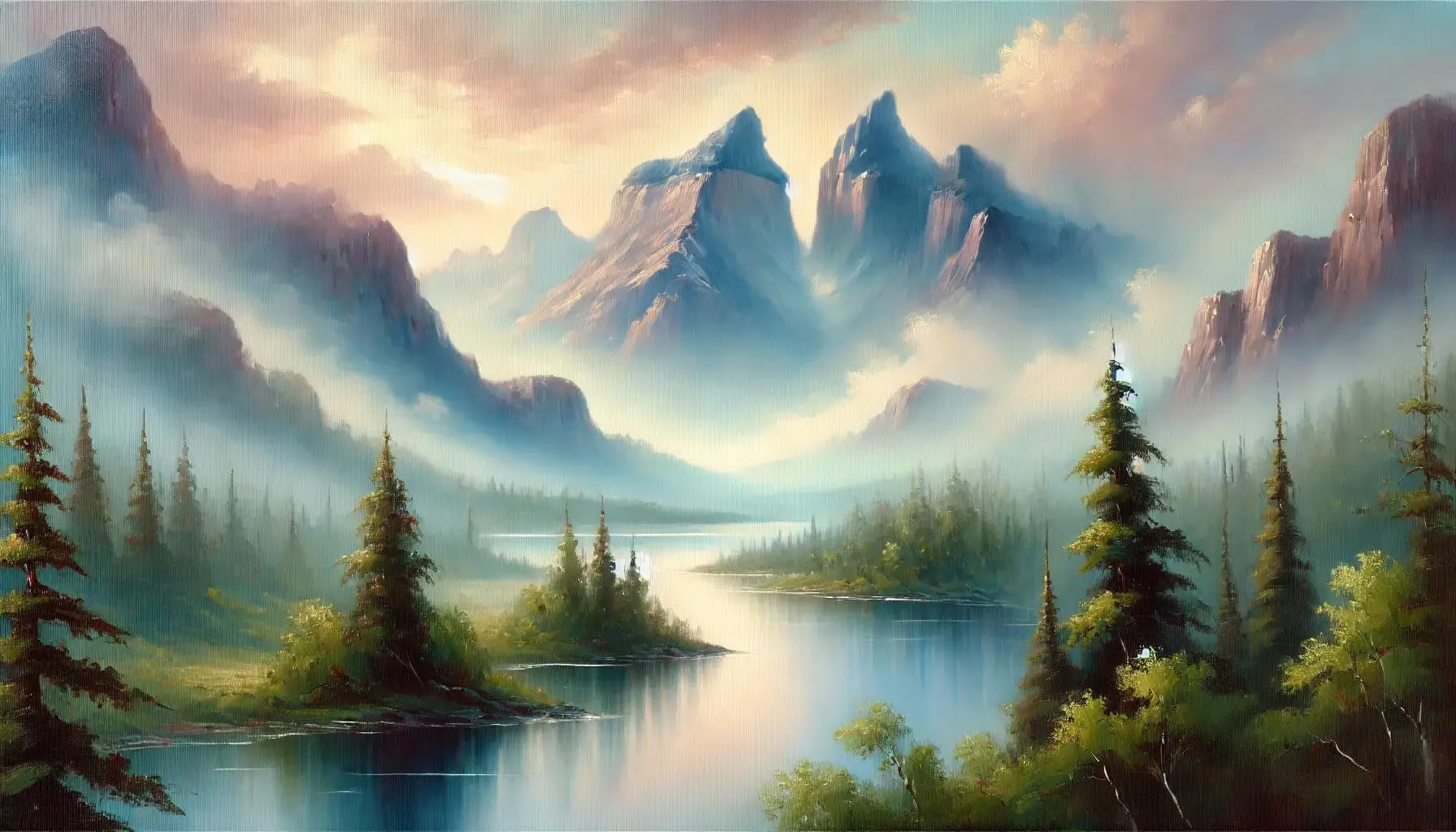 mindful image of mountains