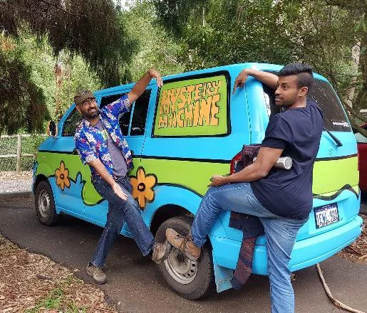 Any of you remember this van from a cartoon? We kept seeing this van wherever we went. Life is, indeed, one big mystery machine. How will you view it?