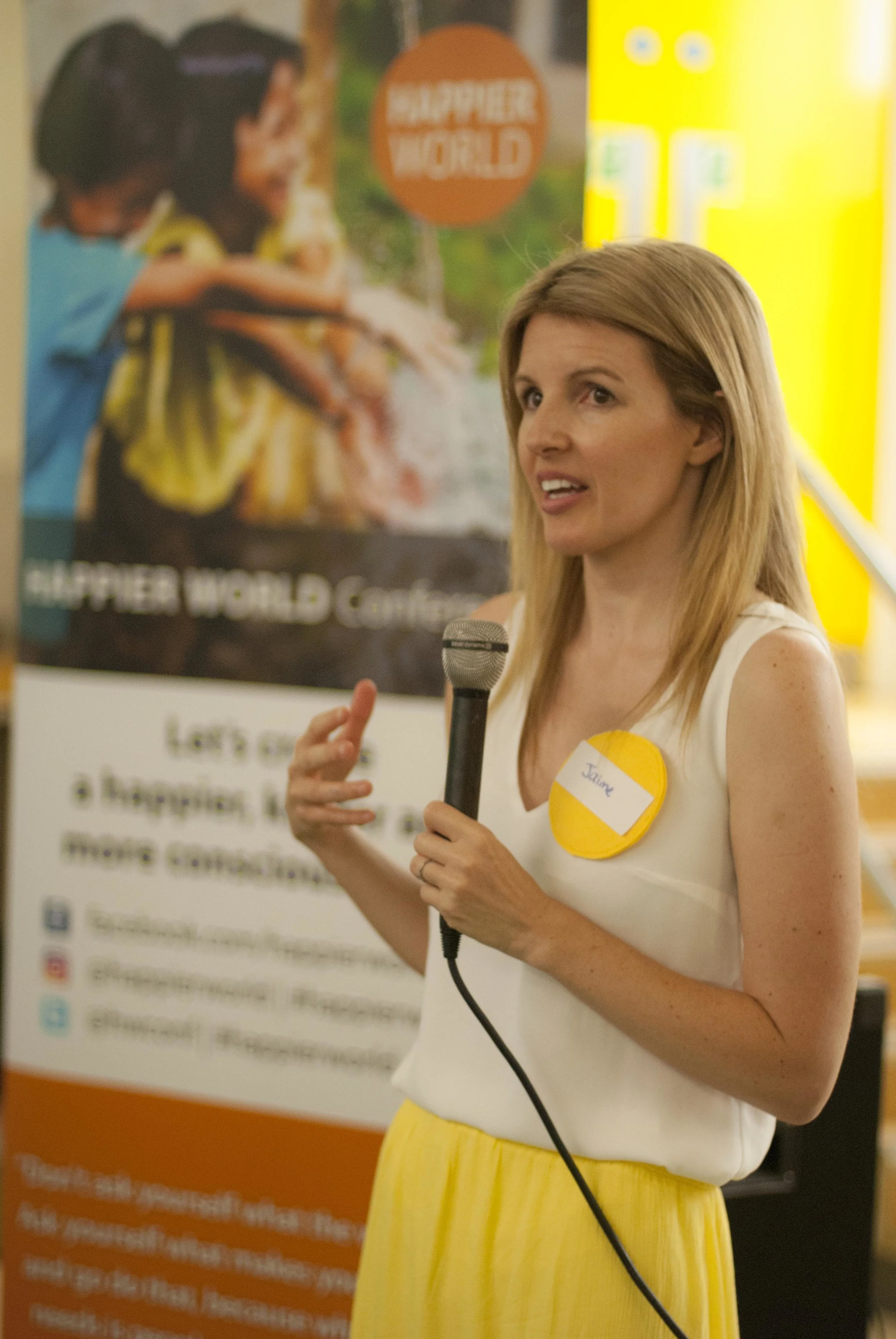 Jamie Thurston talking about her Kindness work at her organisation ‘52 Lives’.