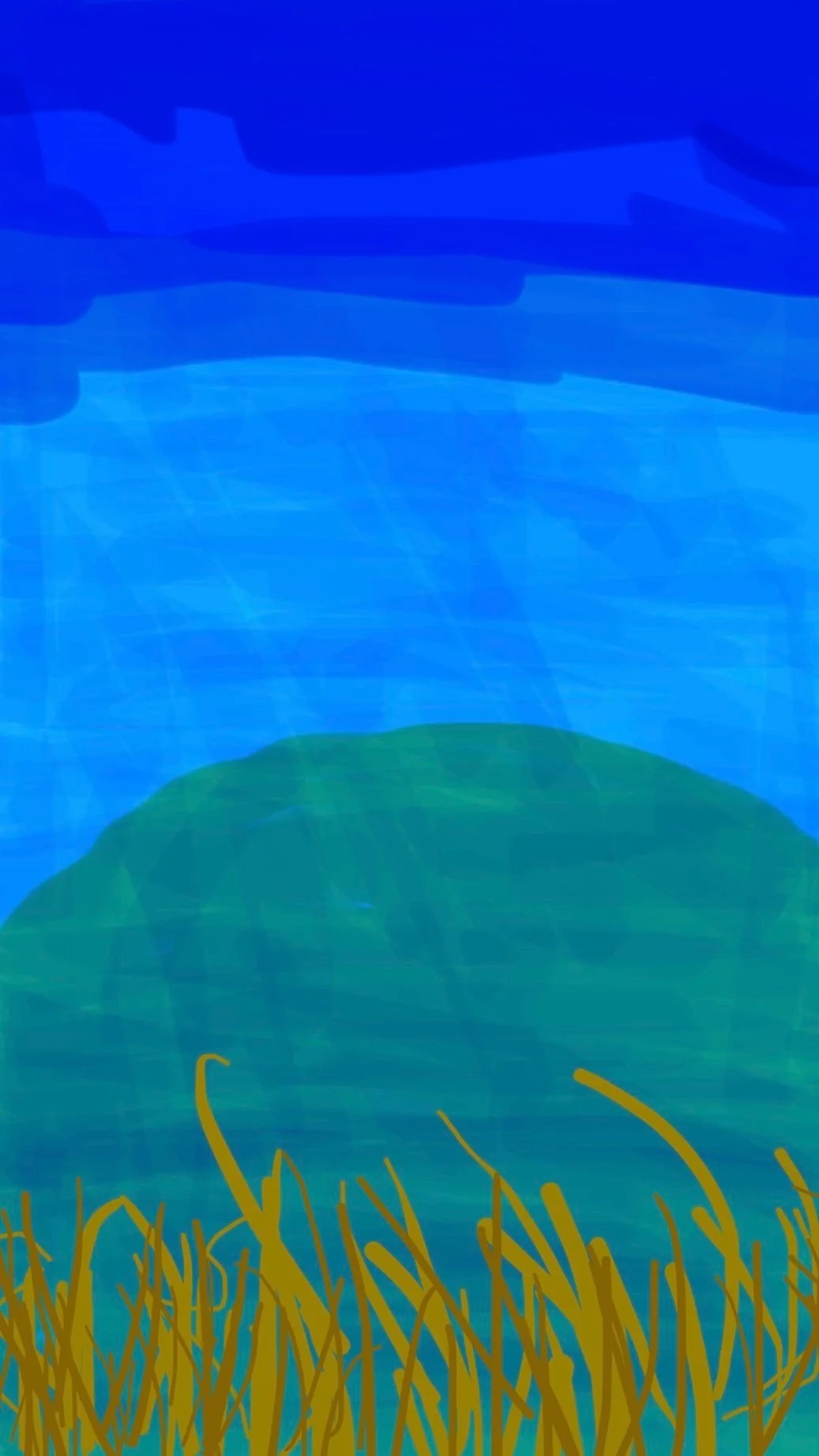 Title: depth. original hand drawn art by shamash alidina © Shamash Alidina