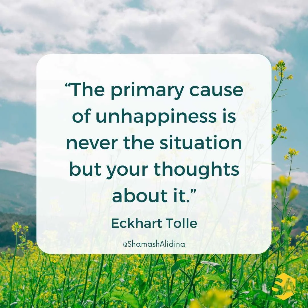 MINDFULNESS QUOTE BY ECKHART TOLLE